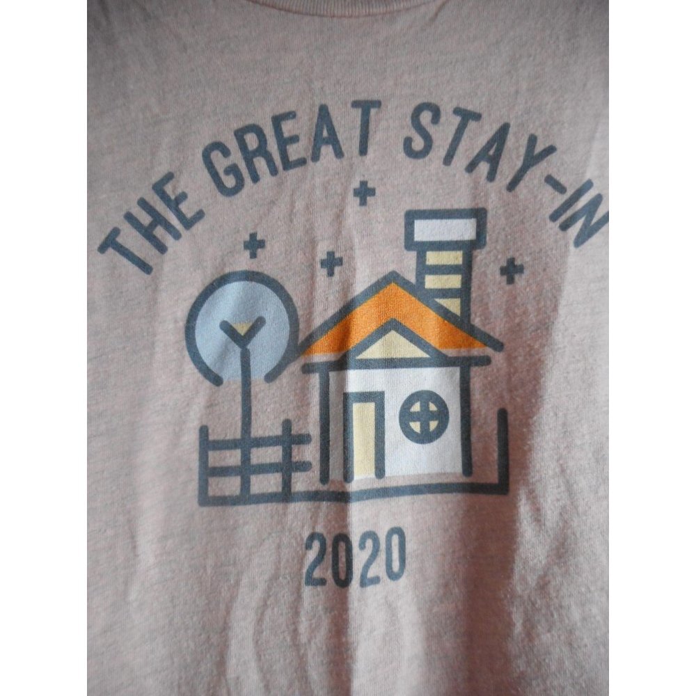 The Great Stay in 2020 Pink/Grey XL T Shirt Tee - Picture 2 of 6
